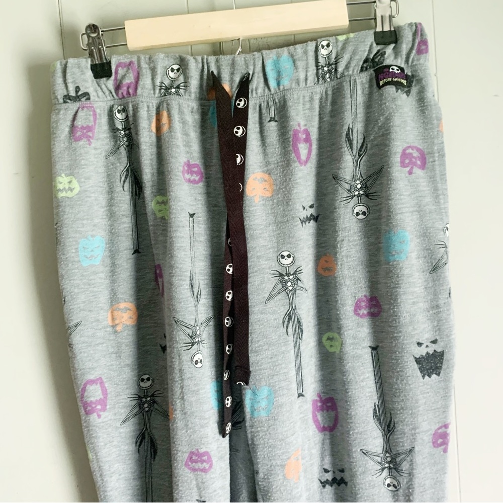 DISNEY Nightmare Before Xmas Printed Jogger PJ Lounge Pants L/XL